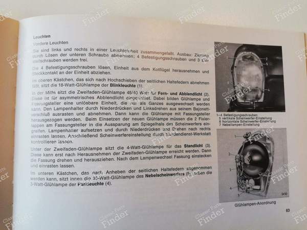 Owner's manual - Version 250 SE - MERCEDES BENZ W108 / W109 - 1085842296- 8