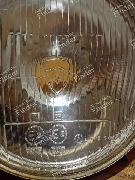 Concave headlight lens - RENAULT 4 / 3 / F (R4) - 61233103- 3