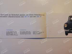 Rare brochure commerciale DS/ID 19 - CITROËN DS / ID - AC 10067.8.62- thumb-2