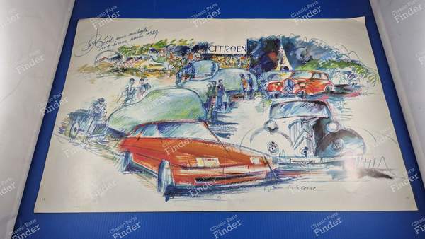 Set of 3 posters - Revue ré.cit - CITROËN 2CV - 3