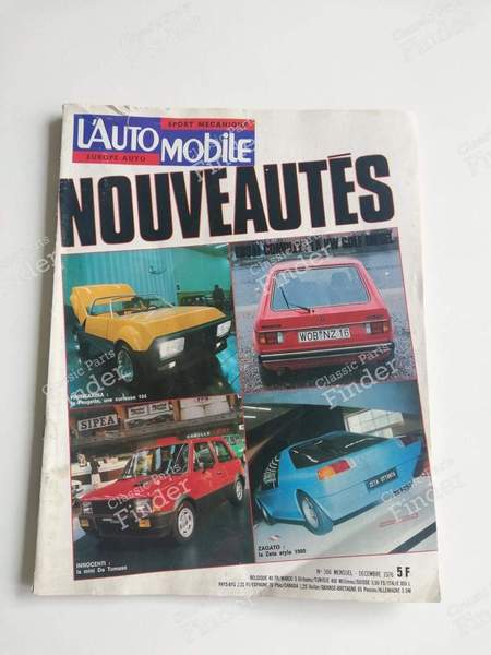 L'Automobile Magazine - #366 (December 1976) - VOLKSWAGEN (VW) Golf I / Rabbit / Cabriolet / Caddy / Jetta - #366- 0