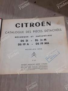 Spare parts catalog binder - DS 21 and DS 19A - CITROËN DS / ID - 519- thumb-1