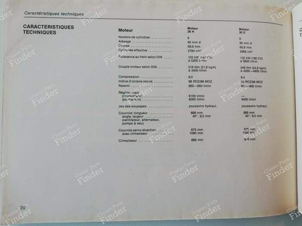 Wartungshandbuch - Monza - OPEL Rekord (E) / Commodore (C) / Senator (A) / Monza (A) - TS-1293 / 09294465- 8