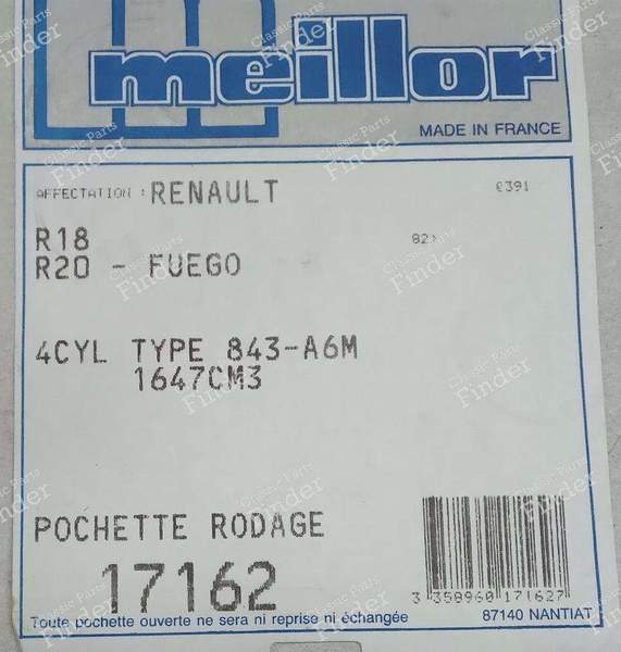 Gaskets Renault R18/20, Fuego, - RENAULT 18 (R18) - 17162- 2