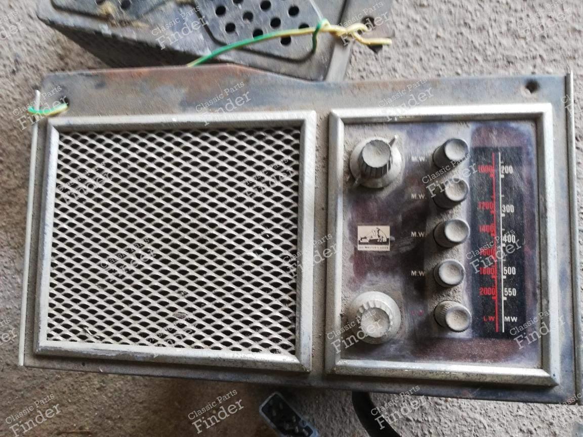 Radio set with its amplifier - JAGUAR Mark VII / Mark VIII / Mark IX