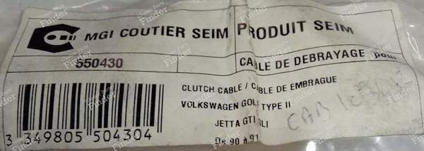 Self-adjusting clutch release cable - VOLKSWAGEN (VW) Golf III / Vento / Jetta - 550430- 3