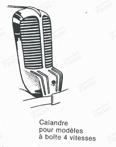Calandre Denichere Gilbert - CITROËN Traction Avant (7 / 11 / 15) - thumb-8