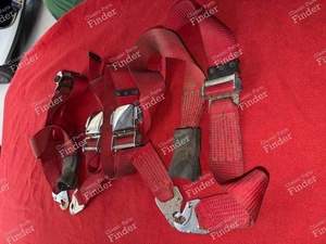 Jeu de ceintures de sécurité rouge - CITROËN DS / ID - thumb-4