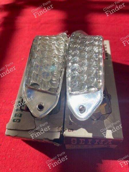 Two original new SEIMA DS 19 or 21 turn signals 1956 to 1967 - CITROËN DS / ID - 595- 2