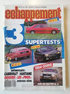Zeitschrift 'Echappement' - Juli 1987 - PEUGEOT 405 / Pars / Khazar