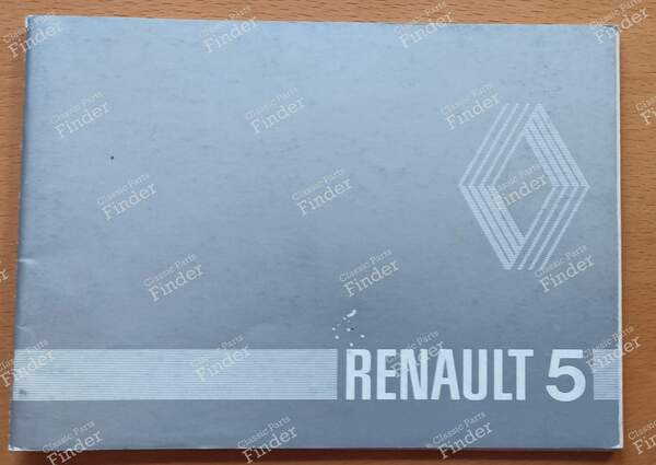 Bordhandbuch - RENAULT 5 / 7 (R5 / Siete) - 7701446642- 0