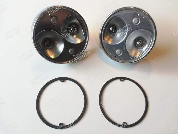 Pair of rear lights - SIMCA 900 / Simc'4 / 1000 / 1005 / 1006 / 1118 /Abarth 1150 - 607- 8