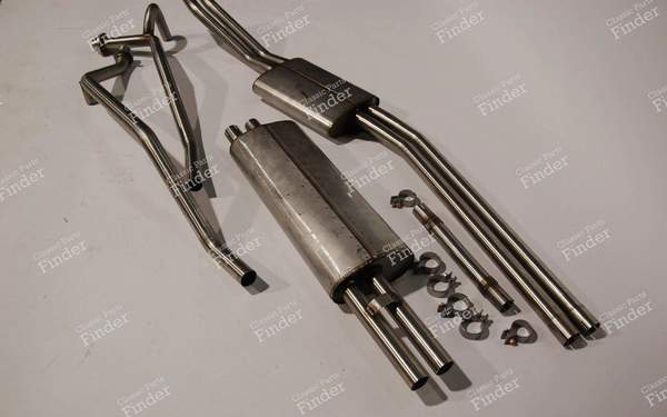 Complete stainless steel exhaust line - MERCEDES BENZ W108 / W109 - 1