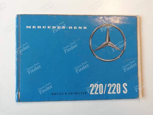 Gebrauchsanweisung - MERCEDES BENZ W111 / W112 (Heckflosse) - 6440- 0