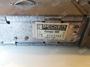 Becker Autoradio - BMW 2800 CS/2.5 CS/3.0 CS/3.0 CSI/3.0 CSL (E9) - Europa 598- thumb-7