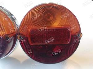 Pair of rear lights - SIMCA 900 / Simc'4 / 1000 / 1005 / 1006 / 1118 /Abarth 1150 - 509874- thumb-2