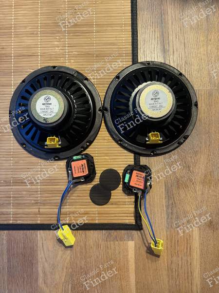 Kit de haut-parleurs d'origine - woofers + tweeters OEM Plug & Play - FIAT Barchetta - 46731141 / 60595172- 9