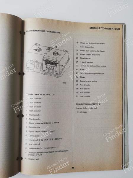 Manuel de réparation - 'Electronic' - RENAULT Fuego - 7711074155- 5
