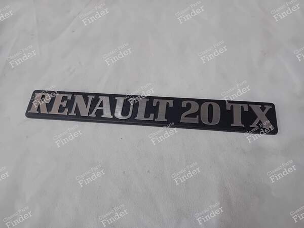 Monogramm, Version R20 TX - RENAULT 20 / 30 (R20 / R30) - 0