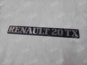 Monogramm, Version R20 TX - RENAULT 20 / 30 (R20 / R30)