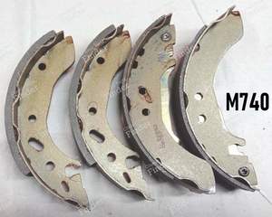Set of 4 shoes for rear drum brakes. - FORD Escort / Orion (MK5 & 6) - MO.638- thumb-1