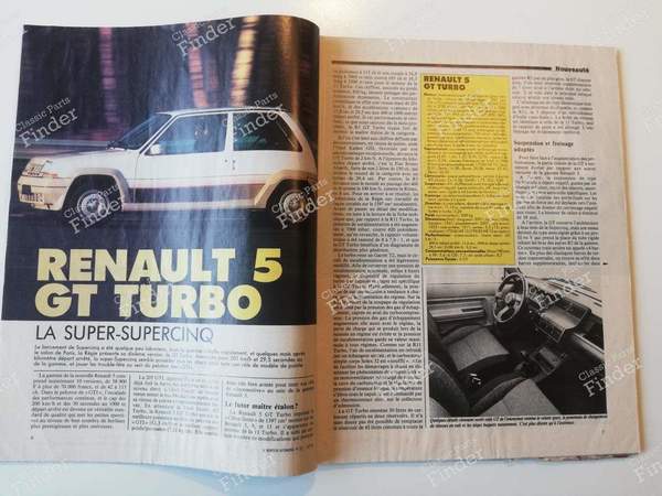 Le Moniteur Automobile - #22 (24. Januar 1985) - RENAULT 5 (Supercinq) / Express / Rapid (R5) - #22 - 24 janvier 1985- 2