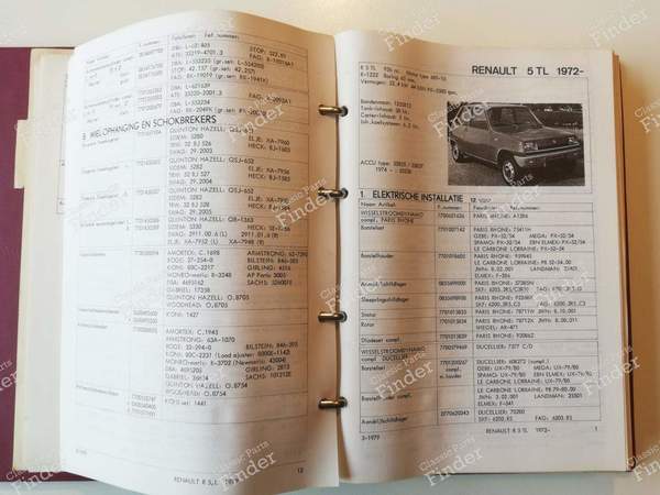 Handbuch für Ersatzteile - RENAULT 4 / 3 / F (R4) - 2