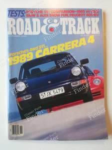 Road & Track - Novembre 1988 - PORSCHE 911 (964)