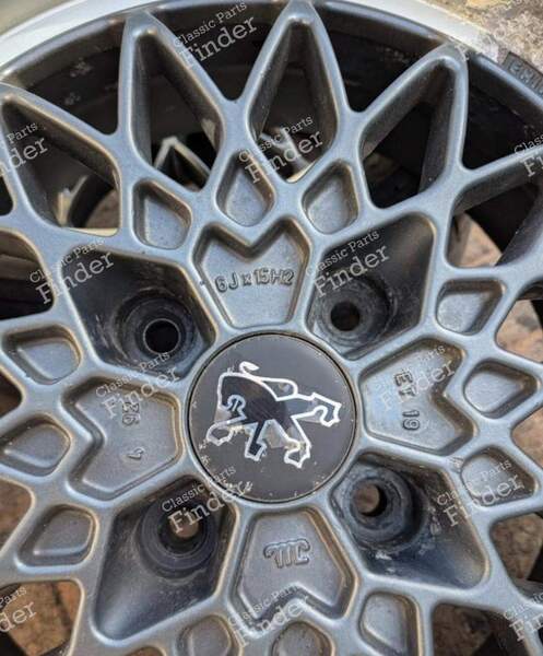 4 EXIP/Gutmann 15" rims - PEUGEOT 205 - 2