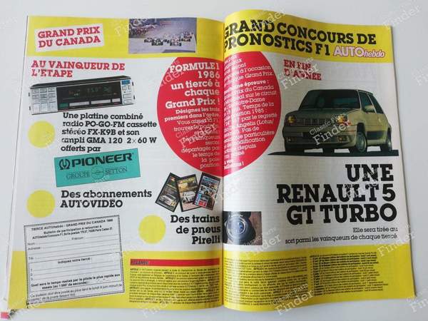 Autohebdo - PEUGEOT 205 - #525 - 4 juin 1986- 7