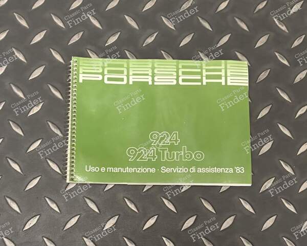 Original-Bedienungsanleitung – Version 924 / 924 Turbo - PORSCHE 924 - 0