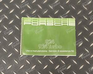 Original-Bedienungsanleitung – Version 924 / 924 Turbo - PORSCHE 924