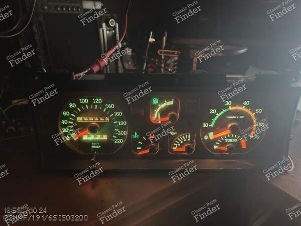 R11 Turbo tacho instrument cluster, fits to R9, Fuego, R18, or Supercinq - RENAULT 9 / Alliance / Broadway / 11 / Encore (R9 / R11) - 0