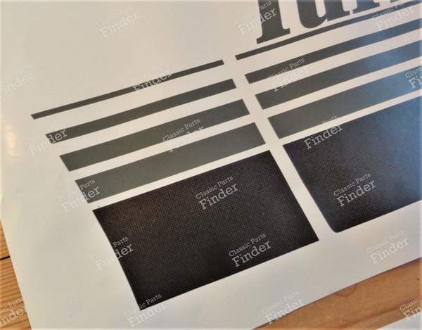 TURBO self-adhesive tape - RENAULT 9 / Alliance / Broadway / 11 / Encore (R9 / R11) - 1