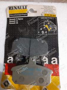 Front brake pads - RENAULT 5 / 7 (R5 / Siete)