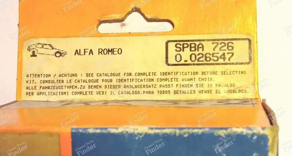 Rear Bearing Kit - ALFA ROMEO 90 - spba726- 1