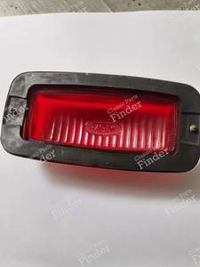 Feuerkabochon aus rotem Glas - PORSCHE 356 - 7367- thumb-1