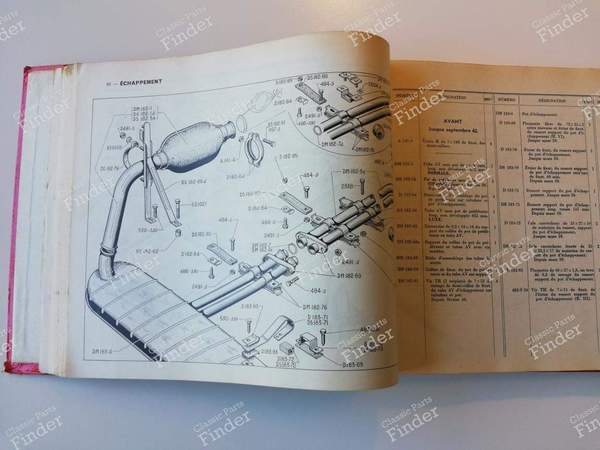 Spare parts catalog for ID 19 sedan - CITROËN DS / ID - # 470- 3