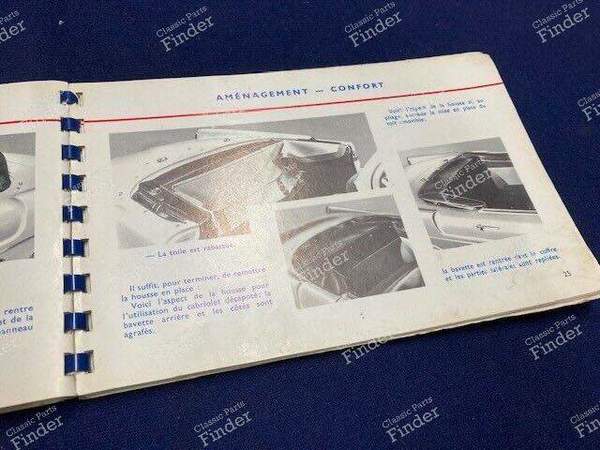 Bordbuch für das Modell 'Florida - RENAULT Floride/Caravelle - N.E. 826- 5