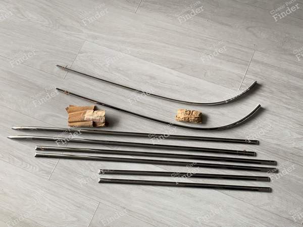 Baguettes latérales GH pour Renault 3, R4 Super - RENAULT 4 / 3 / F (R4) - 0