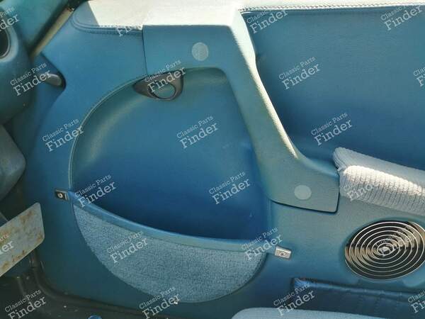 4 blue interior door trim pieces / panels - Series 1 - CITROËN CX - 3