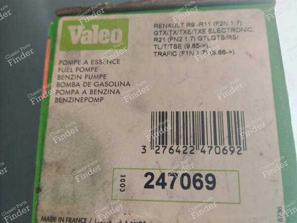 Fuel Pump - RENAULT 9 / Alliance / Broadway / 11 / Encore (R9 / R11) - 247069 / 7700733545- 1