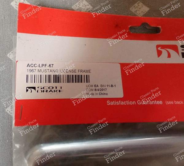 Plate surround - FORD Mustang I (serie 1, 2 & 3) - ACC-LPF-67- 1