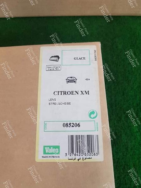 Headlight glass - CITROËN XM - 085207 (D) / 085206 (G) / 082658 / 082657- 3