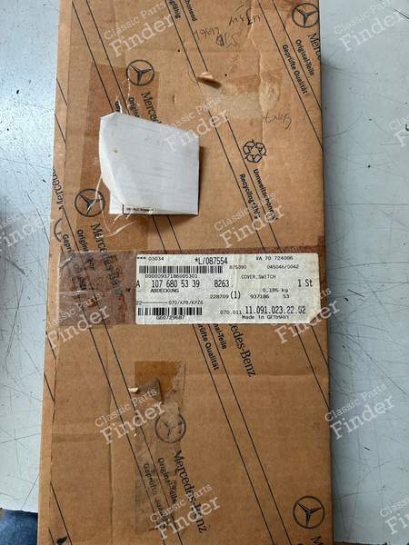 INTERIOR COVER FOR CENTER CONSOLE - MERCEDES BENZ SL (R107) - A10768053398263- 1