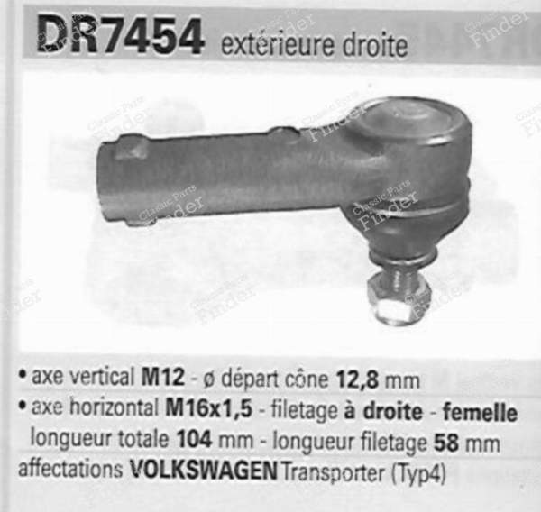 Kugelgelenk rechts - VOLKSWAGEN (VW) T4 - QR2776S- 3