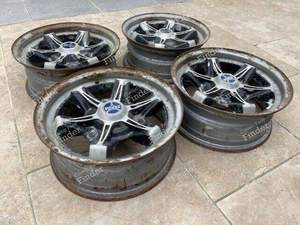 Satz von 4 Bi-Metall-Felgen - RENAULT 12 / Virage (R12) - thumb-5