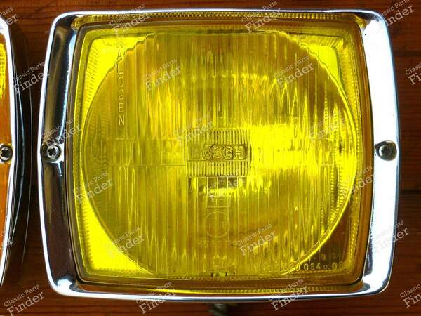 Paire de phares antibrouillard rectangulaires jaunes Bosch 4583 classiques - MERCEDES BENZ SL (R107) - 4583- 2