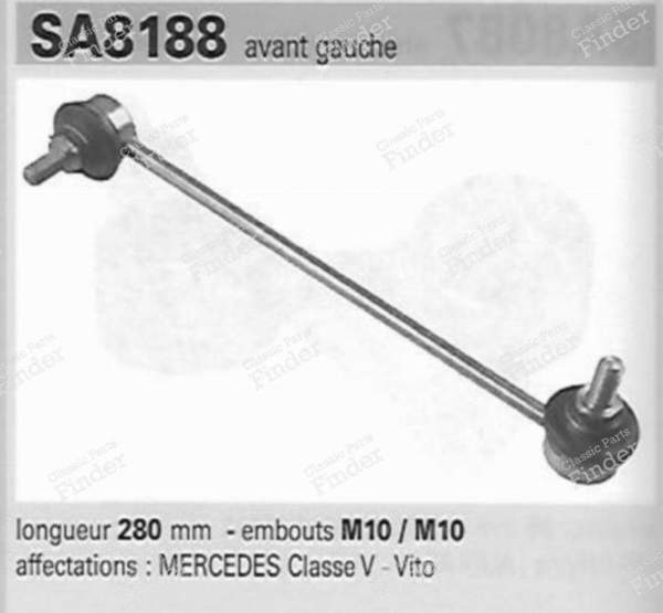 Paire de biellettes stabilisatrice avant droite et gauche - MERCEDES BENZ V / Vito - SA7188/SA8188- 3