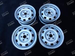 Silver steel wheel - VOLKSWAGEN (VW) T4 - 701601027B- thumb-1